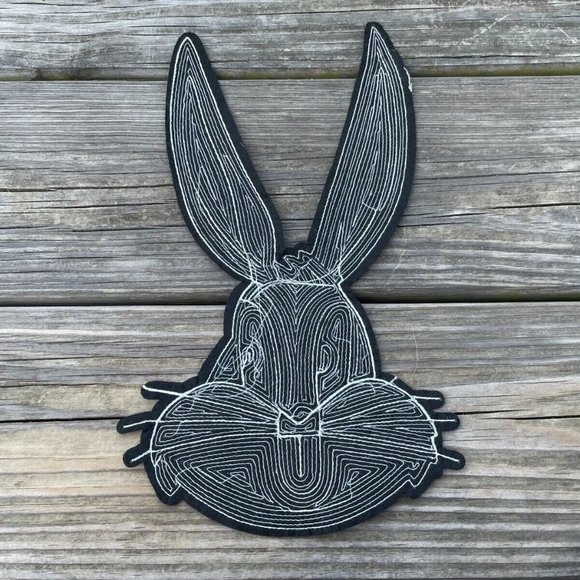 Bunny Patches Iron On Sequin Silver/Red Tone Patches For Jackets Clothes Craft - Picture 3 of 6